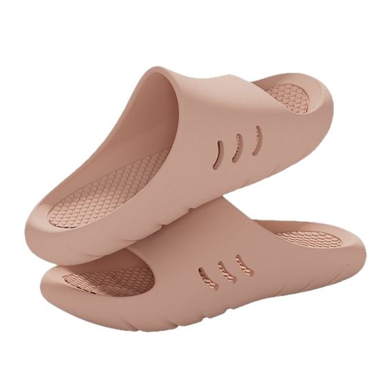 Qidan Shoe Factory Sandals and Slippers Women's Summer Indoor Household Thick Bottom EVA Bathroom Bathing Non-slip Outer Wear Couple Sandals