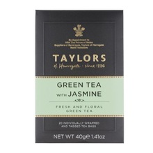 英国taylors泰勒 20茶包盒装袋泡茶茉莉花绿茶休闲下午茶冷泡茶叶