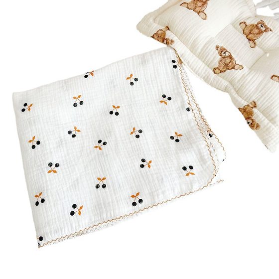 2 Layer Cotton Candy Baby Summer Thin Quilt Baby Air-conditioning Quilt Gauze Soft Summer Blanket Children's Towel Quilt
