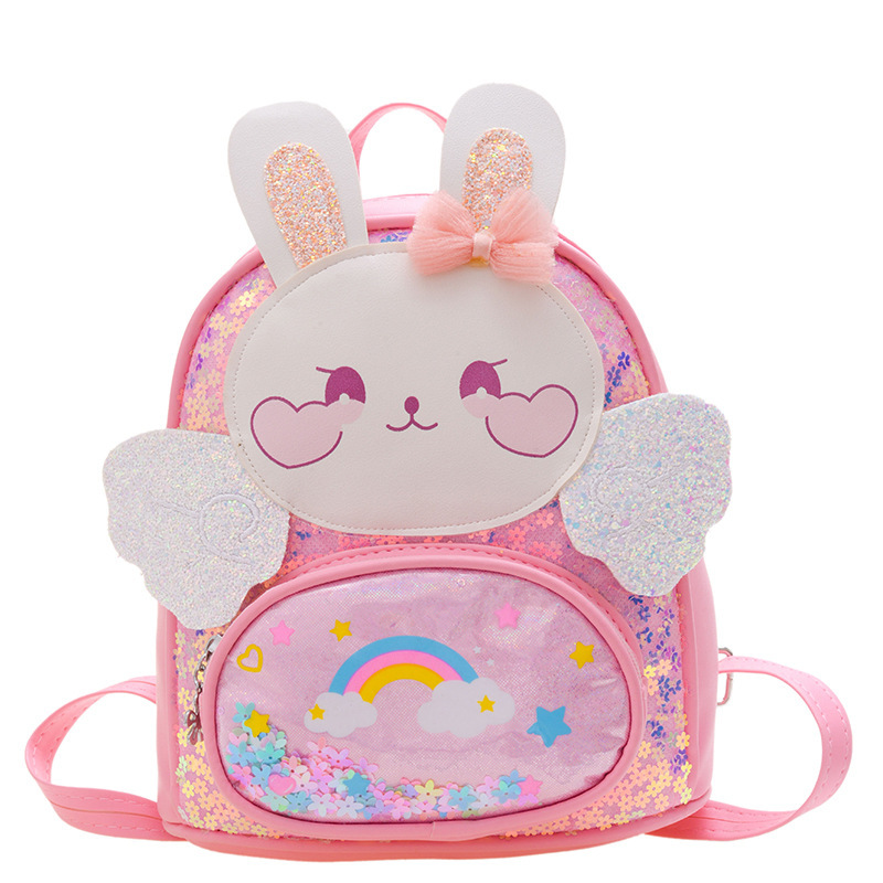 Nuevo 3 a 7 años de edad de los niños bolsa de lentejuelas mochila kindergarten mochila linda princesa chica Bolsa de Comercio Exterior