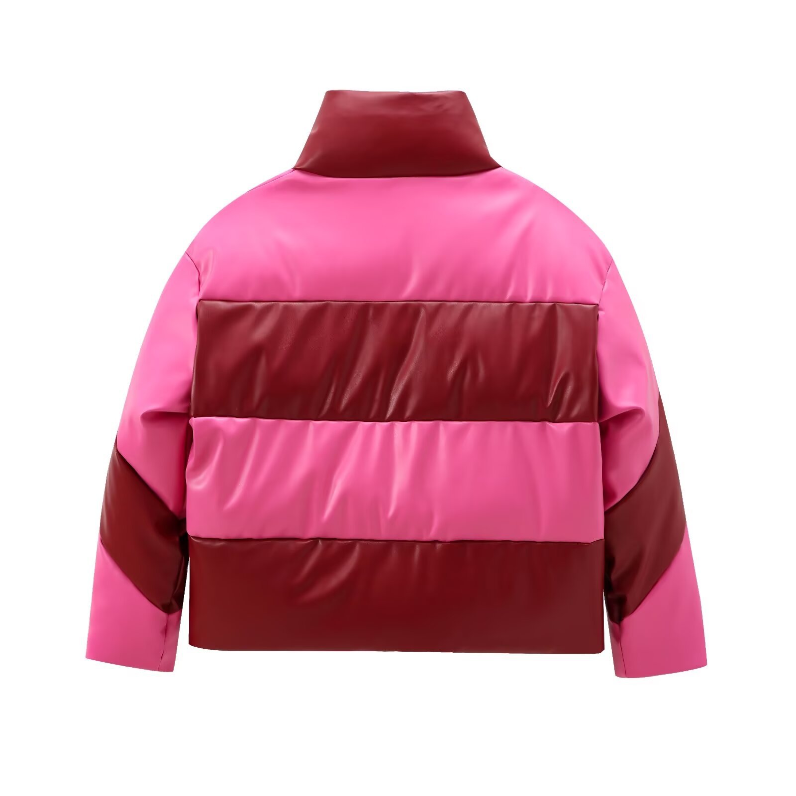 Giacca in cotone con blocchi di colore, stile autunno/inverno 2024 da donna_voghion.com