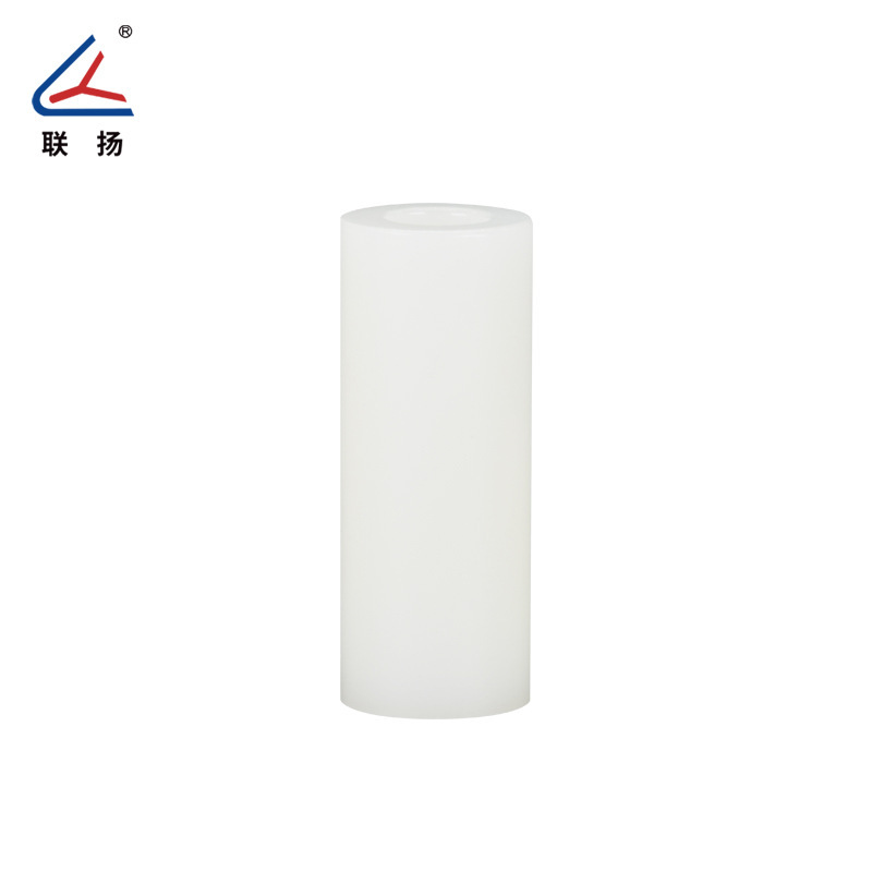 聯揚 7-4ABS 直通中空間隔柱 プラスチック製支柱 丸型絶縁柱 白黒|undefined