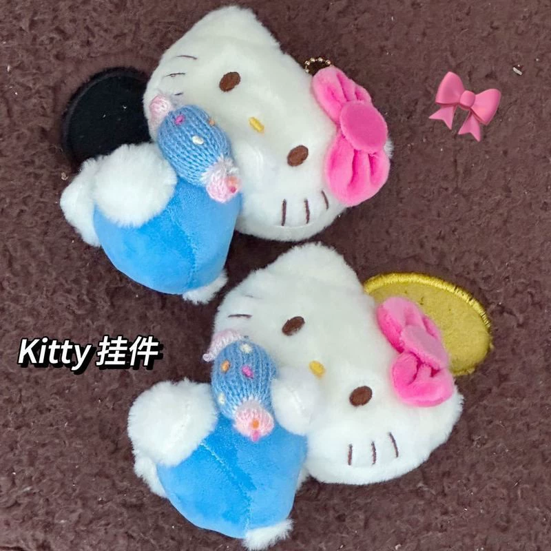 Hello Kitty, подвеска, кукла, ручная работа
