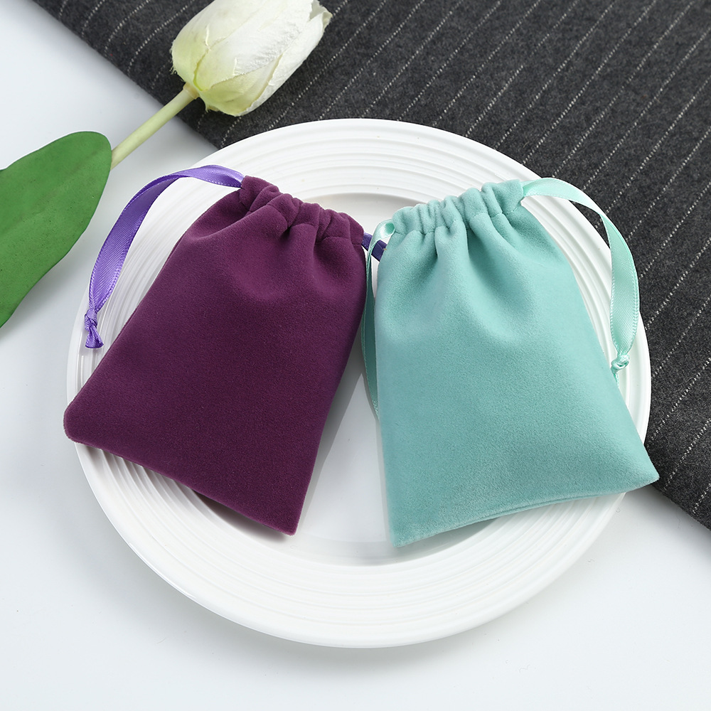 7g Weight Jewelry Packaging Bags Classification 1 Piece Quantity Daily Occasion Solid Color Pattern Simple Style Style 1 Piece Cloth Simple Style Daily Solid Color Jewelry Packaging Bags 5