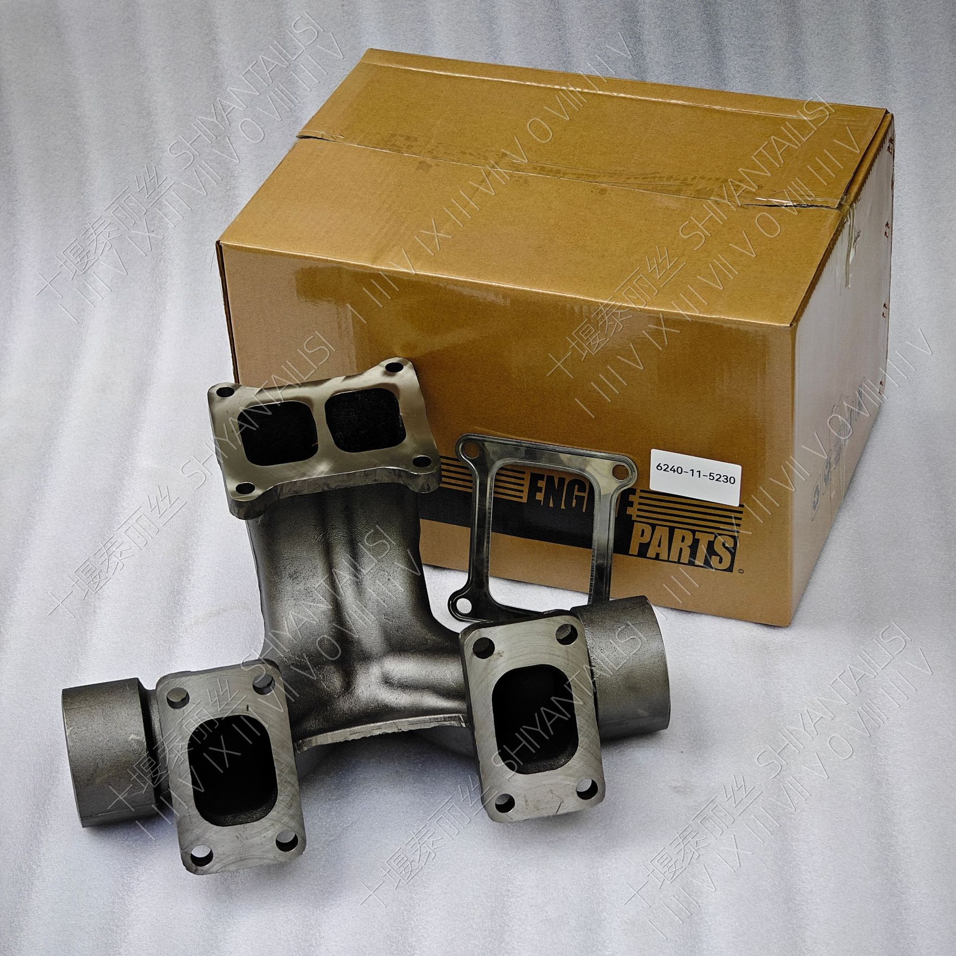 6240-11-5230 Exhaust manifold is suitable for Komatsu SAA6D170 PC1250 engine exhaust pipe