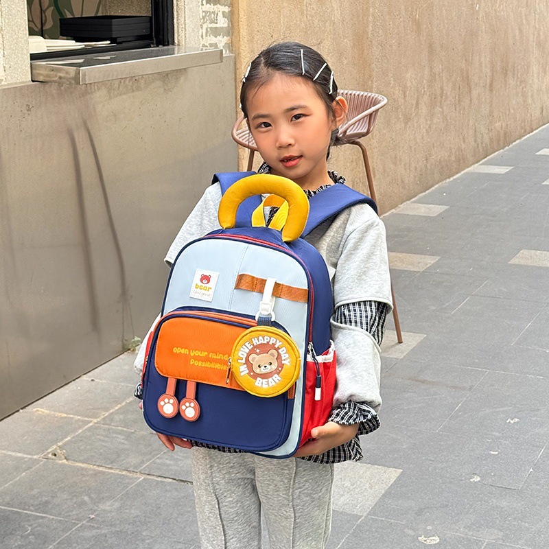 Children's Schoolbags New Style Cute Kindergarten Baby Cartoon Cute Large Capacity Backpack Lightweight Backpack for Boys and Girls