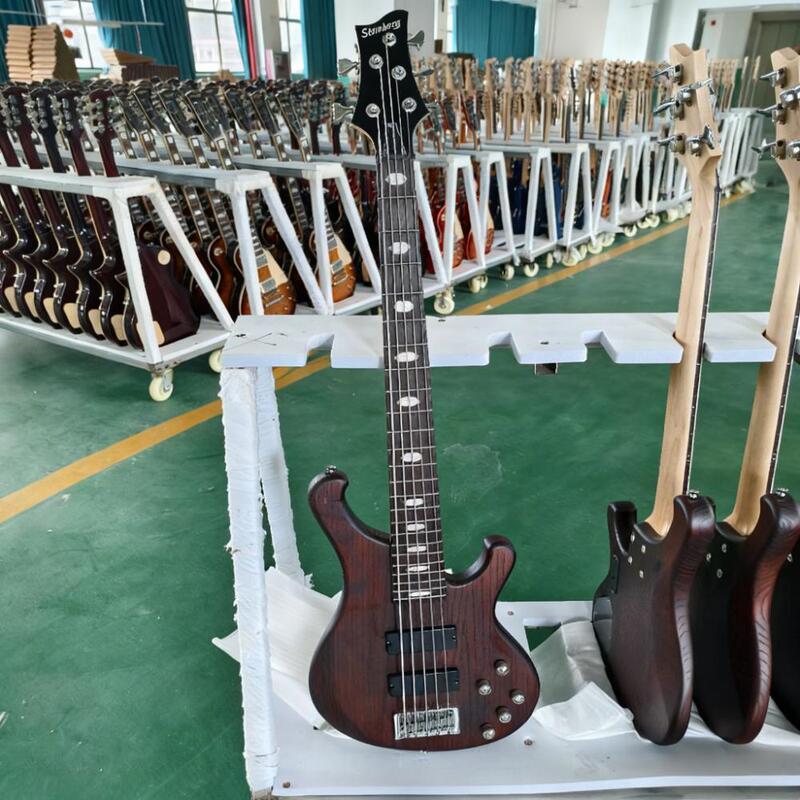 Cross-Border Manufacturer Five-String Electric Bass Rock Instrument for Beginners, Entry-Level Five-String Electric Bass for Men and Women Cross-Border Manufacturer Five-String Electric Bass Rock Instrument for Beginners, Entry-Level Five-String Electric Bass for Men and Women