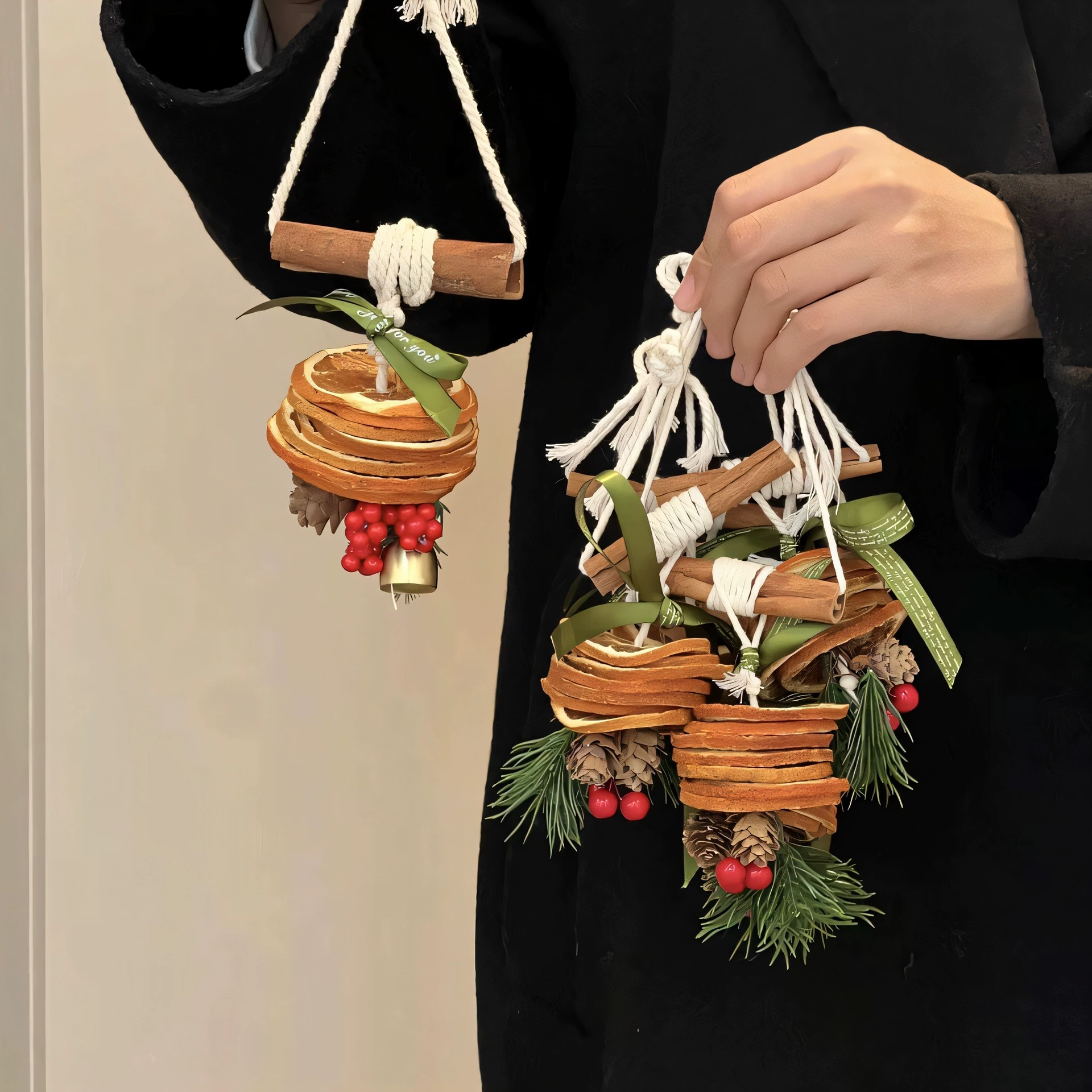 Рождественский автомобильный подвесной девчачий DIY ароматизатор для автомобиля с ароматом апельсина, ароматерапия, декоративный кулон для атмосферы автомобиля