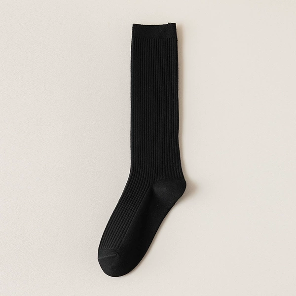 Black calf socks