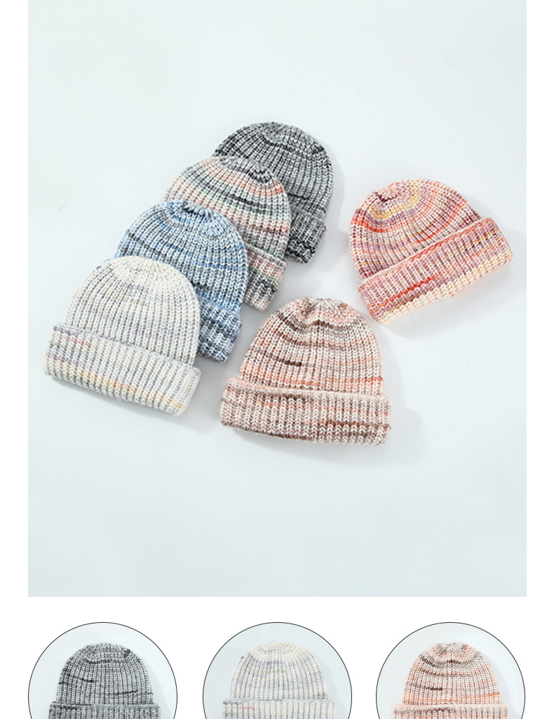Woll gestrickt fir Fraeninselen Villfälteg waarm Hierscht a Wanter Villfaarweg Kleng Leit Gradient Geflapt Woll Kal_voghion.com