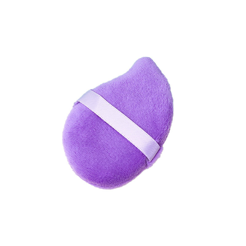 Mango transfronterizo núcleo de cristal corto flocado polvo no comer polvo de polvo de polvo de esponja de maquillaje a medida fábrica de cojín de aire