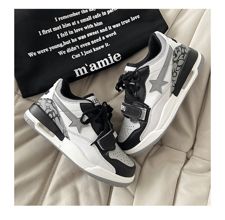 2023 neue koreanische Ins Wind Burst Crack Hit Farbe Casual Air Cushion Jogging Nische Paare atmungsaktive Sportschuhe für Männer und Frauen_voghion.com