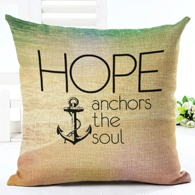Pillowcase, sofa, chair, back pillow for bed, print