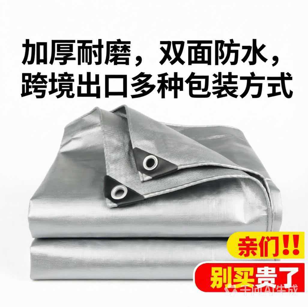 加厚遮阳布防雨布篷布防水罩防晒油布帆布三轮车苫布户外隔热棚布