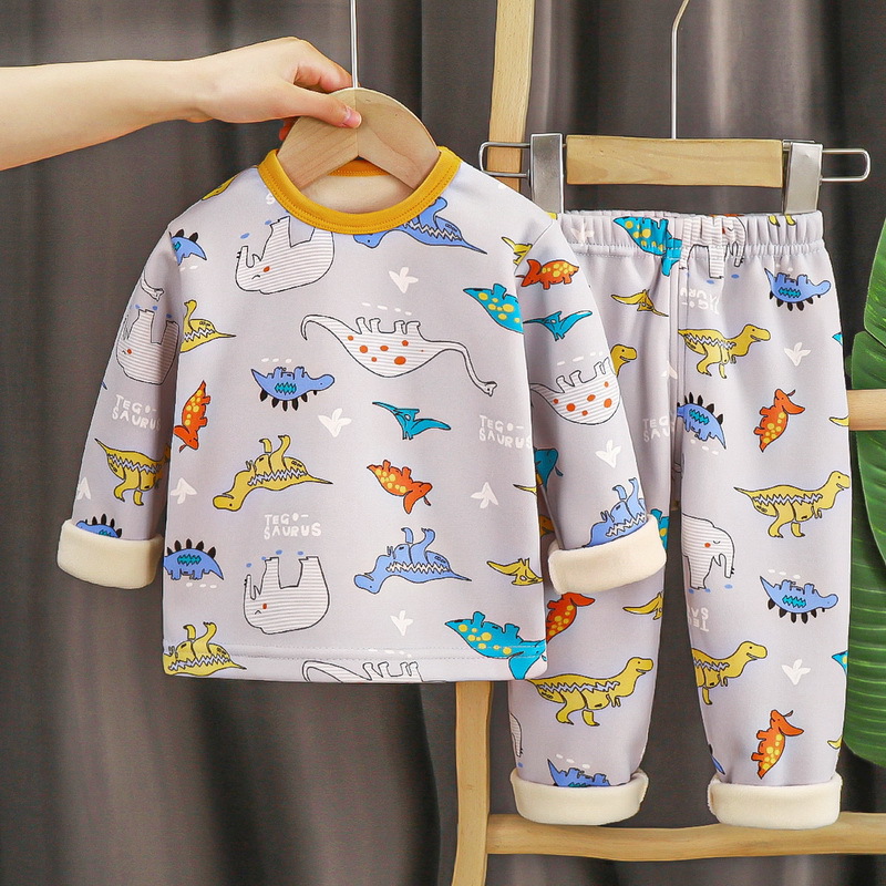 보온복 - 회색 공룡