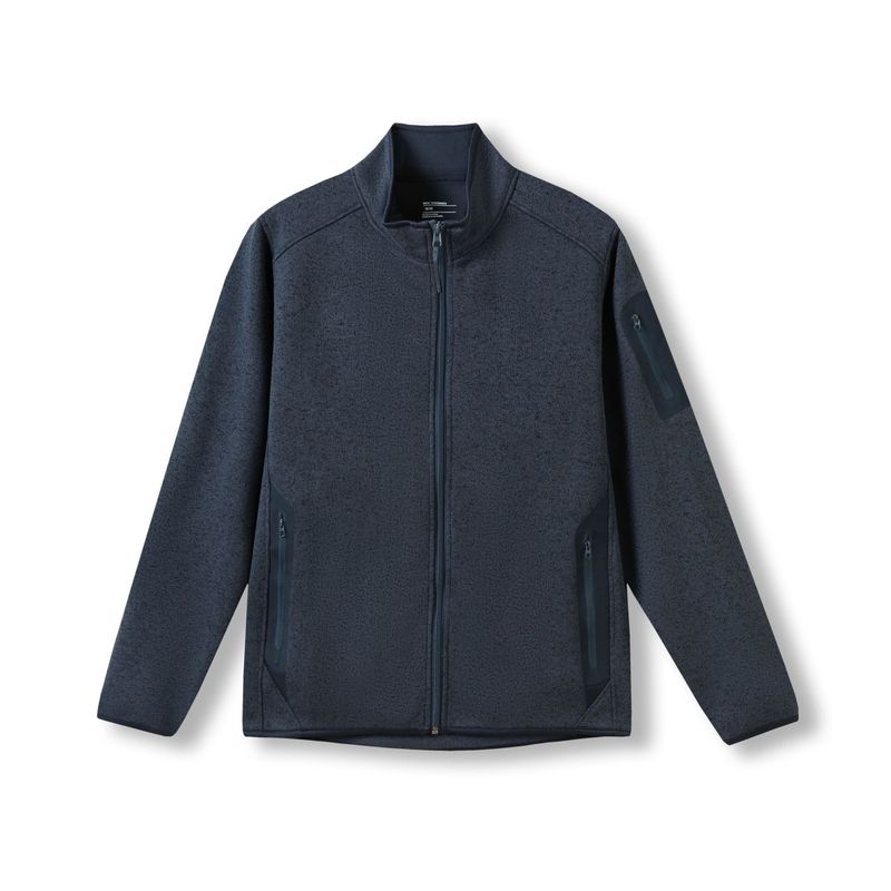 【抓绒王者】FW25全新配色！男女全拉链中间层抓绒开衫小立领外套|undefined
