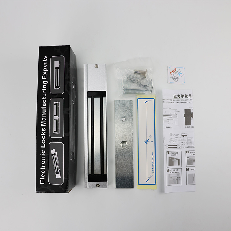Oficina puerta de cristal 280kg retroalimentación cerradura magnética tienda comunidad puerta de metal puerta de madera sola puerta cerradura electromagnética