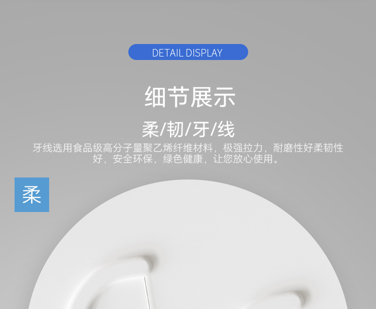 [50 adet] Diş hekimliği ve ağız hastanesi özelleştirilmiş taşınabilir diş ipi seti, baskılı logo ile Yangzhou kaynak fabrikası