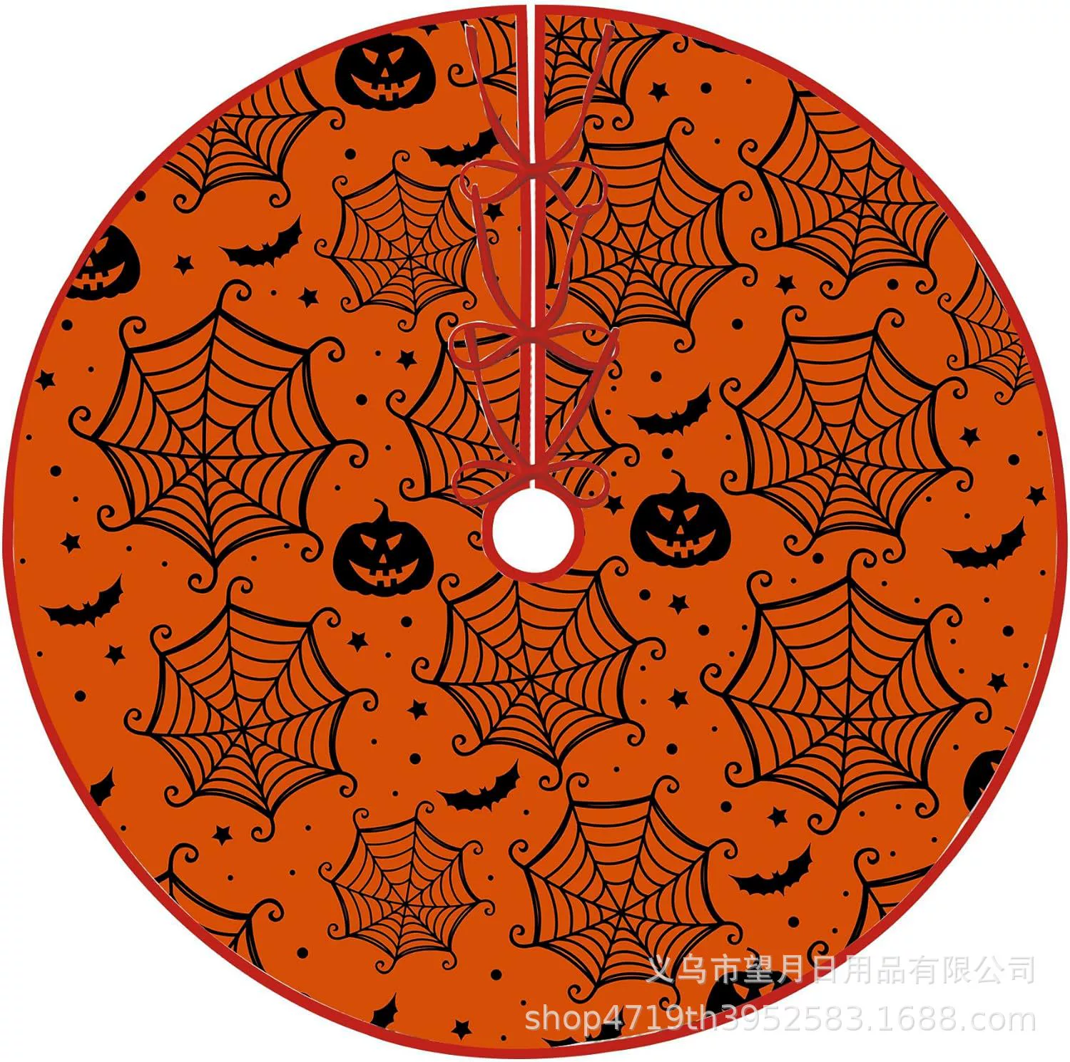 Кроссбордная сеkс Halloween елочная юбка новая фланелевая линя рождественские украшения тыква призрак летучая мышь черная кошка ведьма