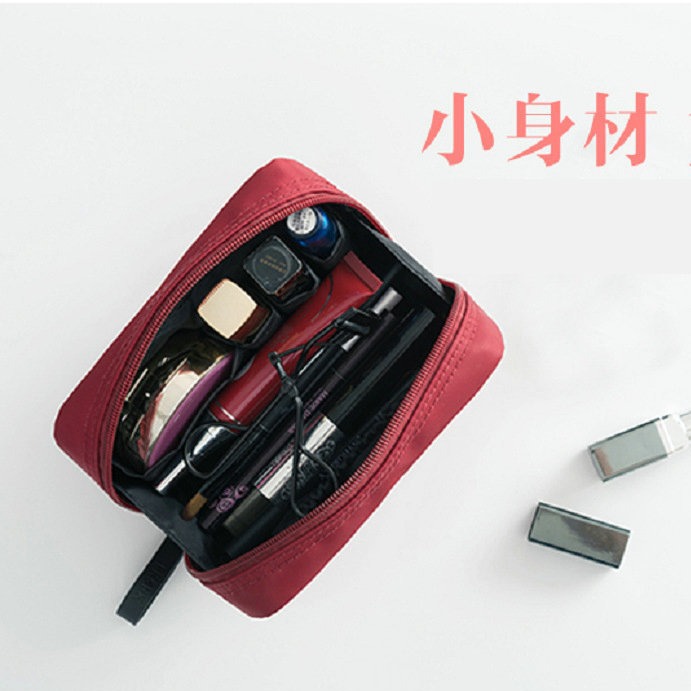 Bolsa de cosméticos de celebridades de Internet, bolsa de cosméticos de viaje portátil femenina pequeña, bolsa de almacenamiento de cosméticos portátil simple