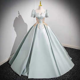 晚礼服美声独唱女高级感生日成人礼学生艺考声乐主持人年会演出服