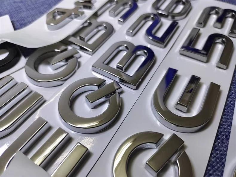 Mercedes-Benz EQA260, EQB350, EQC350, EQE, and EQS450 car emblem stickers, including letter and number designs, and 400 emblem stickers