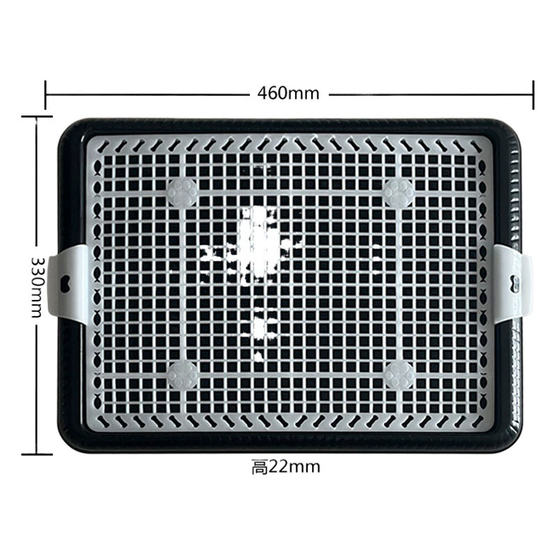 Самый продаваемый на Amazon новый пластиковый туалет для собак с сеткой, предотвращающей разбрасывание и мочение, лоток для домашних животных