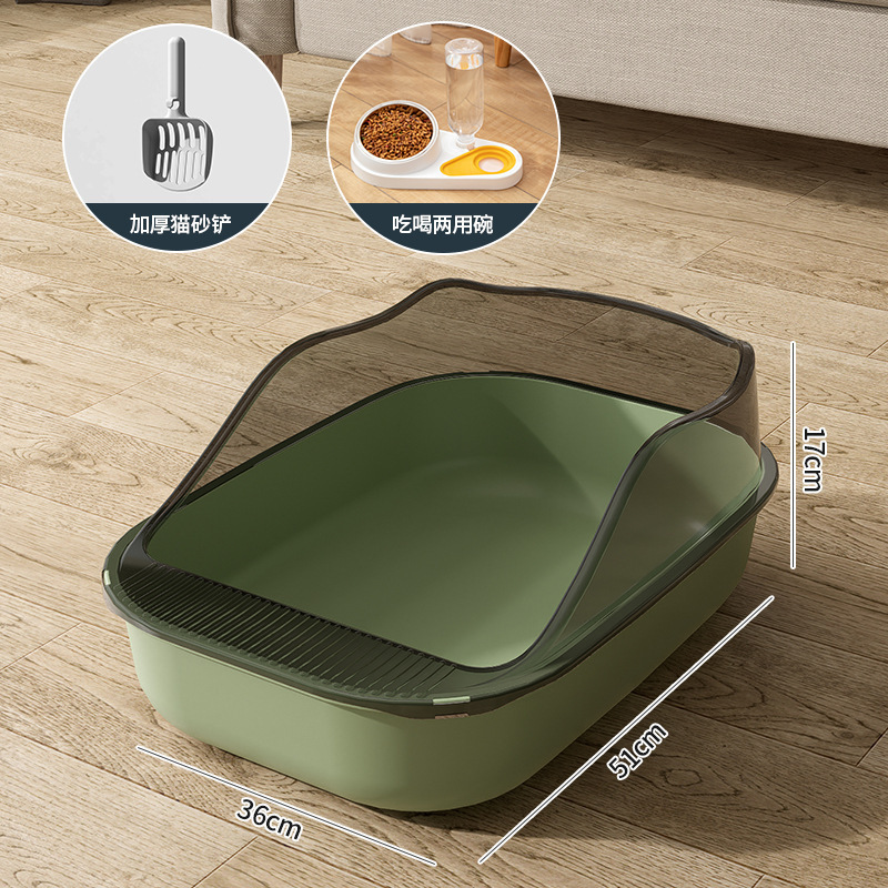 メーカー超大号全半閉鎖式猫糞盆防帯砂特小サイズ猫トイレ猫用品大全|undefined