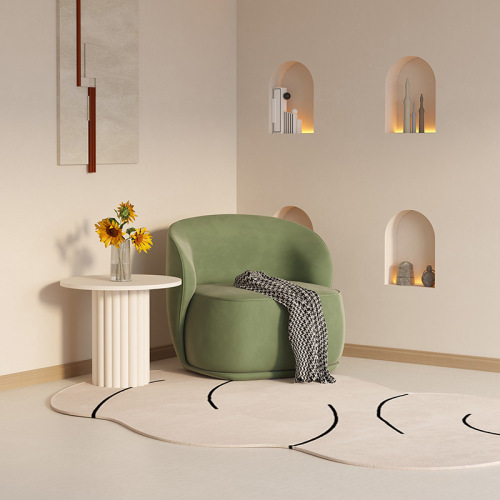 Single-person sofa chair designer, internet-famous balcony leisure armchair, beauty salon lounge area—reception and consultation table & chair set