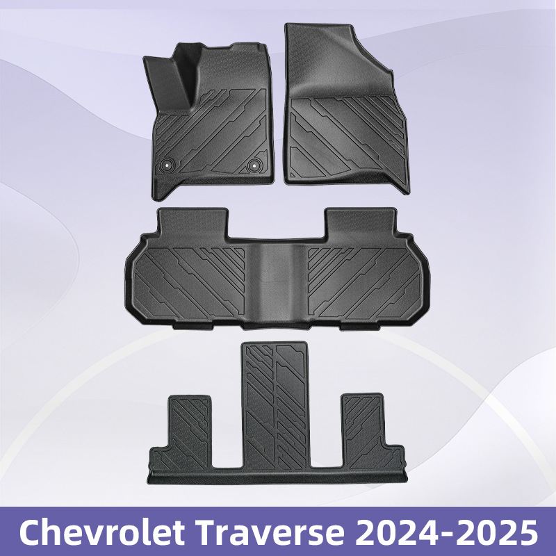 Para Chevrolet Traverse 2024 - 2025 3D todo el tiempo TPE almohadilla de pie almohadilla de maletero