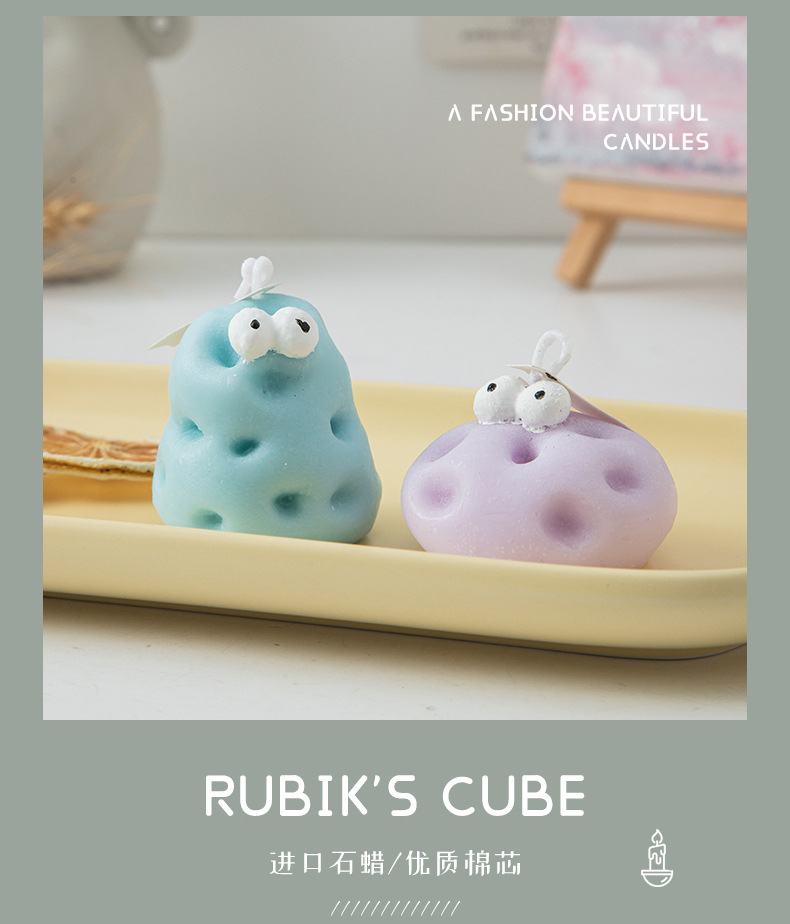 芝士兄弟香薰蜡烛伴手礼芝士蜡烛ins创意家居摆饰套装跨境蜡烛详情9