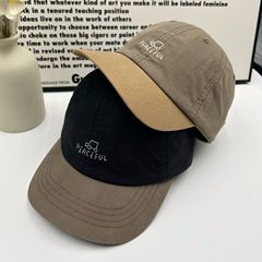 春夏速乾ソフトトップ色のレトロな自動車刺繍アヒルの舌帽の短いつばの屋外で日焼け止め野球帽男に乗る