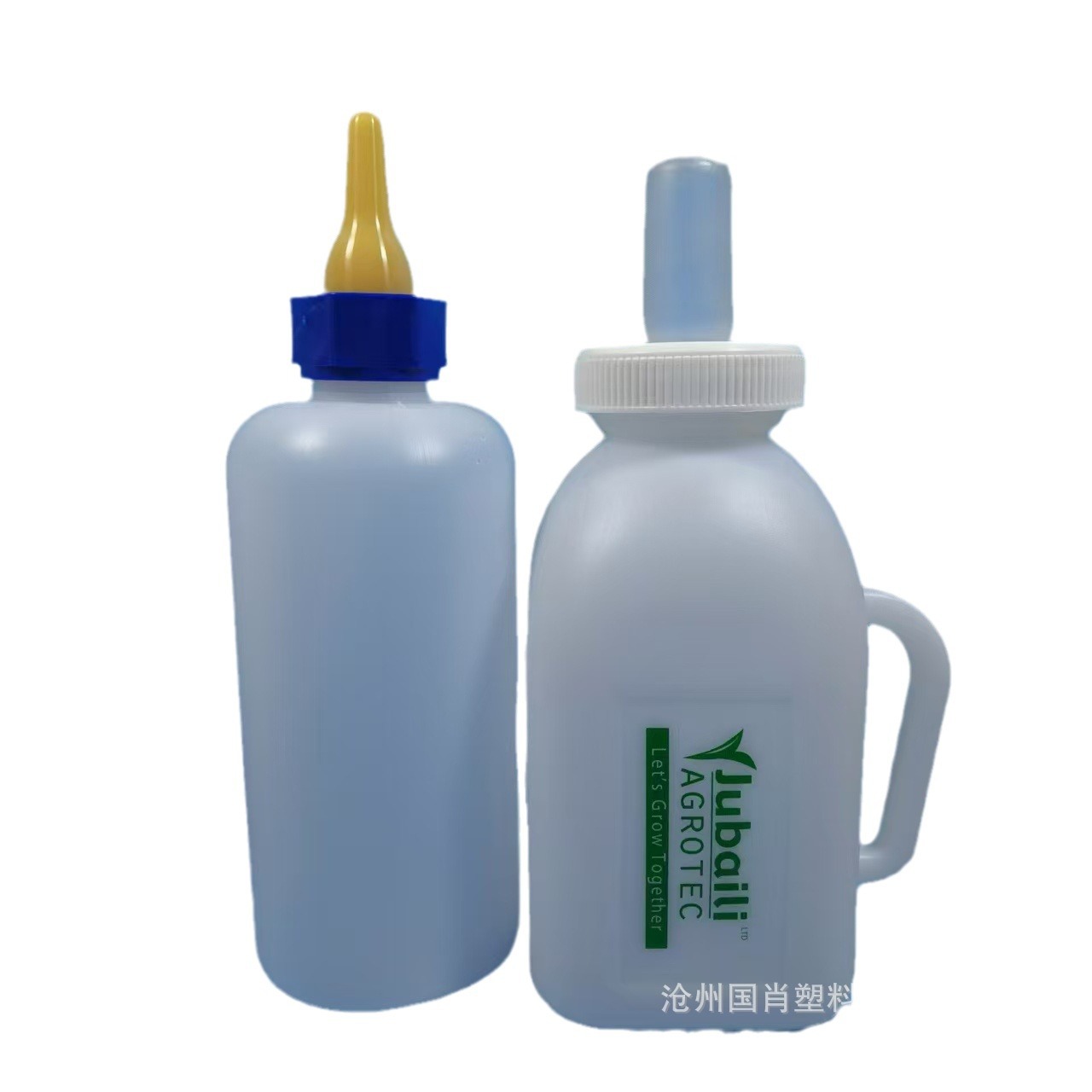 1000ml botellas redondas de animales veterinarios cerdo y oveja botellas alimentadoras de leche de leche de leche de cerdo