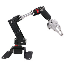 6自由度机械臂舵机机器人手爪智能车配件A-rduino 单片机编程DIY