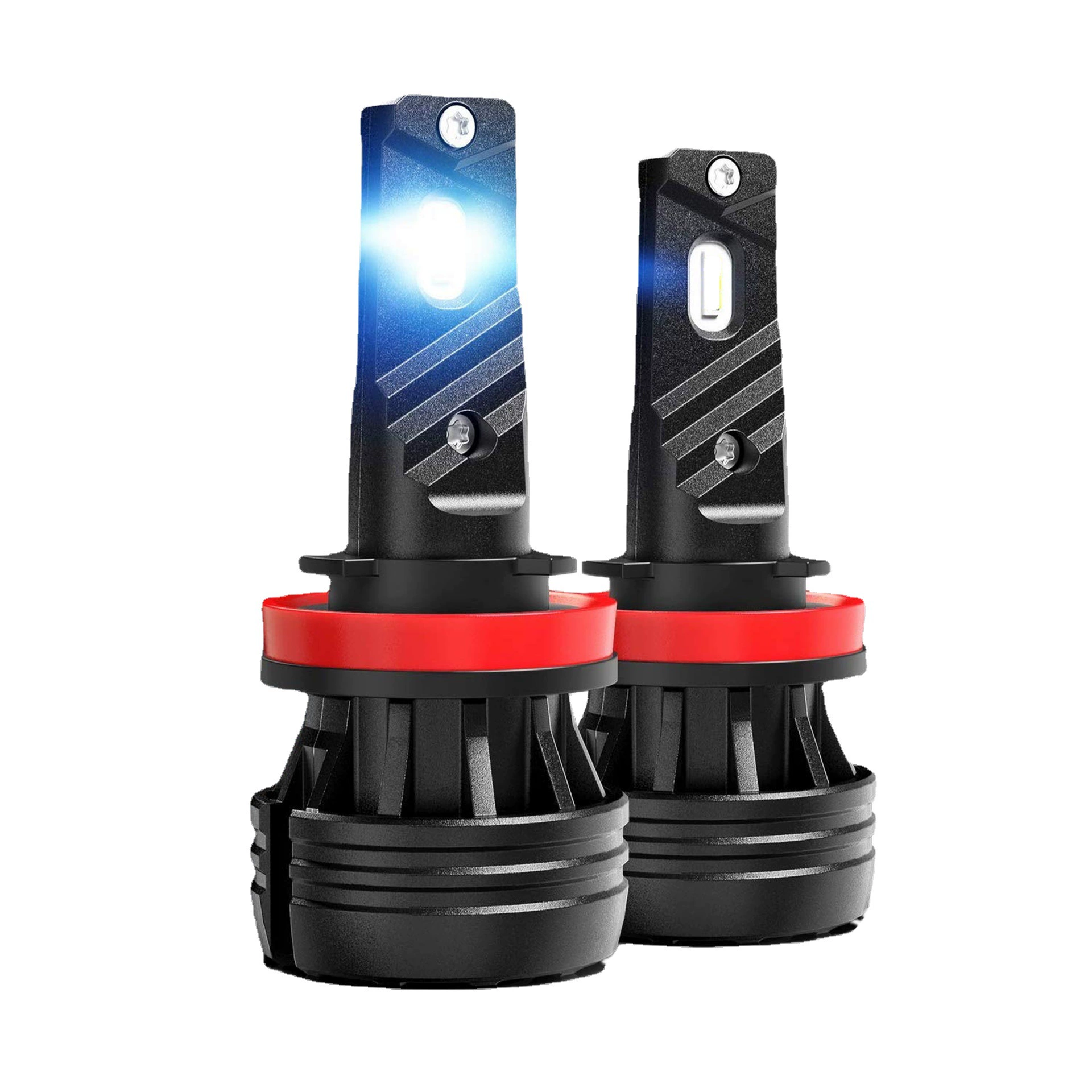 Cross-border dedicated to cost-effective LED car headlight T2-6500K built-in decoding CanBus car light
