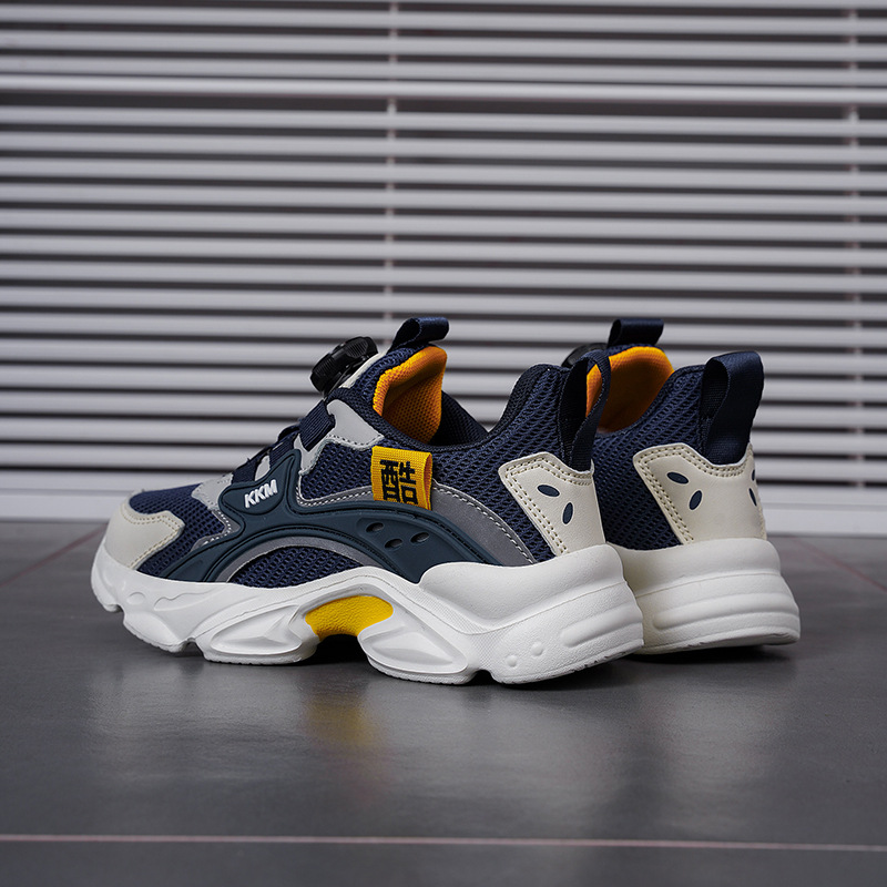 Chaussures de sport pour garçons et filles, décontractées, à surface légère, avec boucle rotative, nouvelle collection printemps et automne 2023_voghion.com