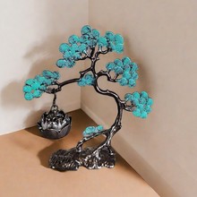 爆款小仙鹤香炉莲花吊炉创意家用摆件室内小香炉仙鹤香薰炉祥云香