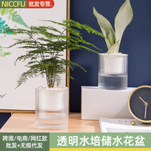 NC懒人绿萝自动吸水免可储水花盆绿箩盆栽绿箩台远北欧简约园艺盆