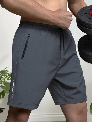 Men's Quick-Dry Beach Running Breathable 5-inch Shorts, Fitness Leisure Sports Shorts in European and American Sizes