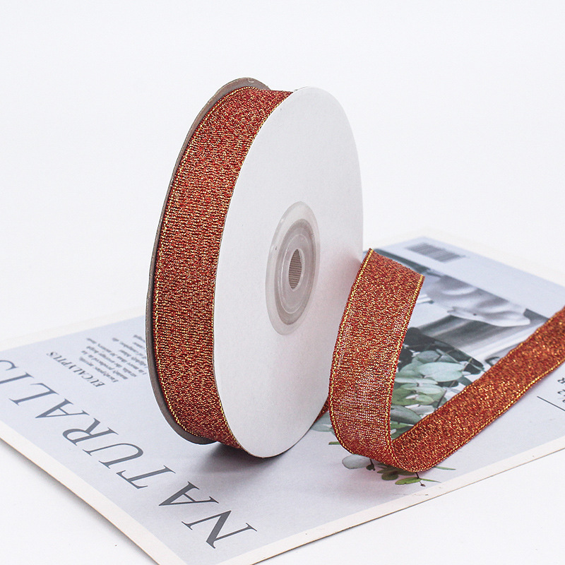 Cinta de cebolla colorida de 1.5 cm para decoración de pasteles navideños, cinta de embalaje para cajas de regalo, cinta colorida al por mayor del fabricante