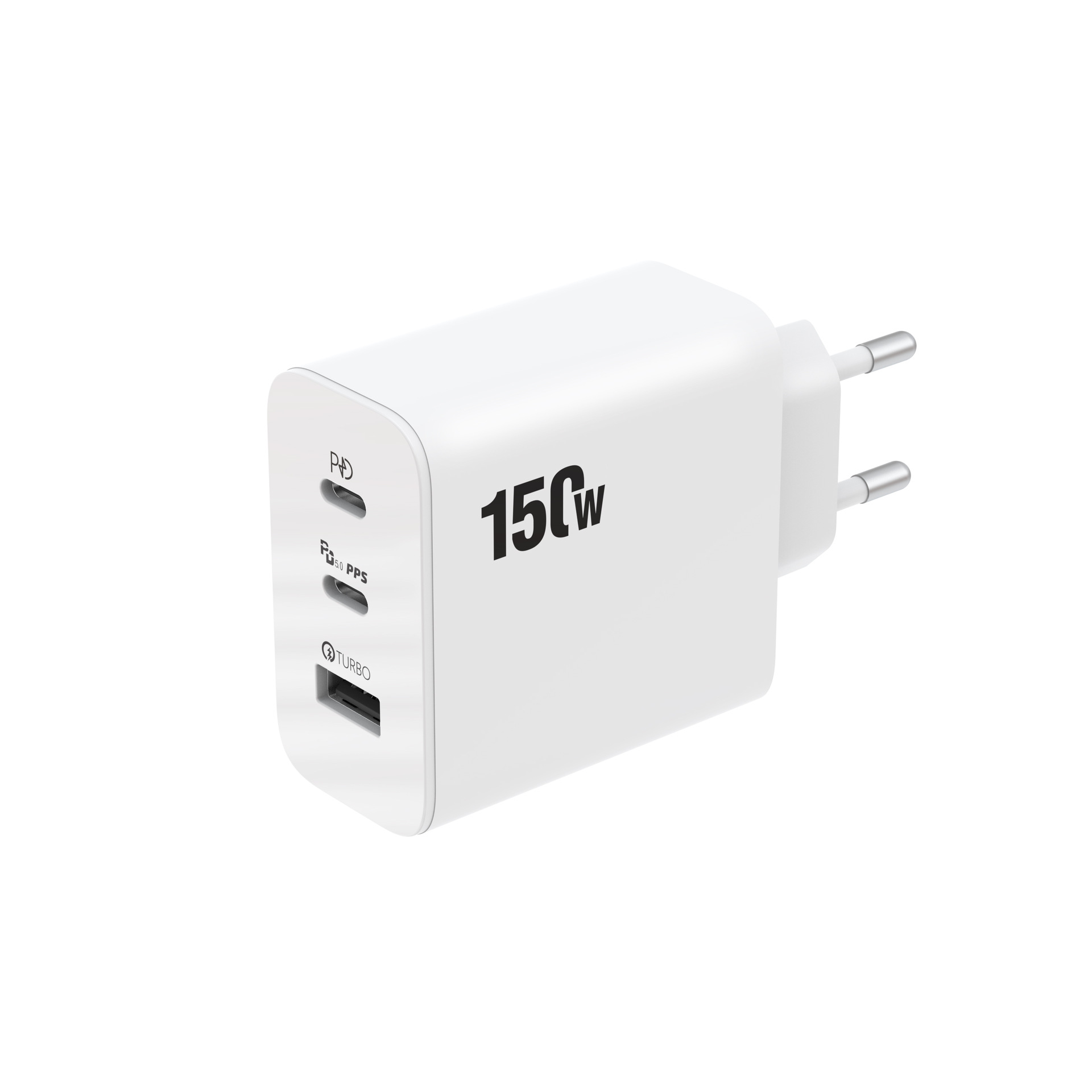 Nuevo modelo privado transfronterizo 2Type-C usb protocolo completo cabezal de carga súper rápido cargador 150W estándar europeo/americano/británico