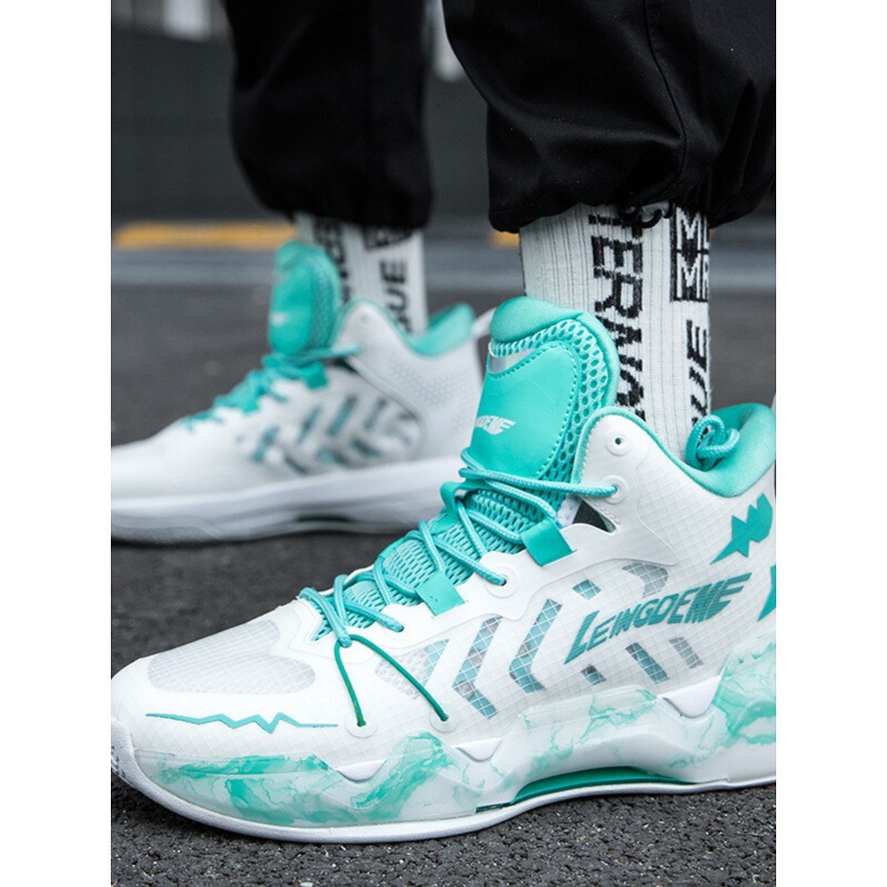 Sound Cement Floor Basketball Shoes for Men and Women Blade 2 Snow Green Student Blade 5 Glacier Youth Non-Slip Wear-Resistant Combat Boots