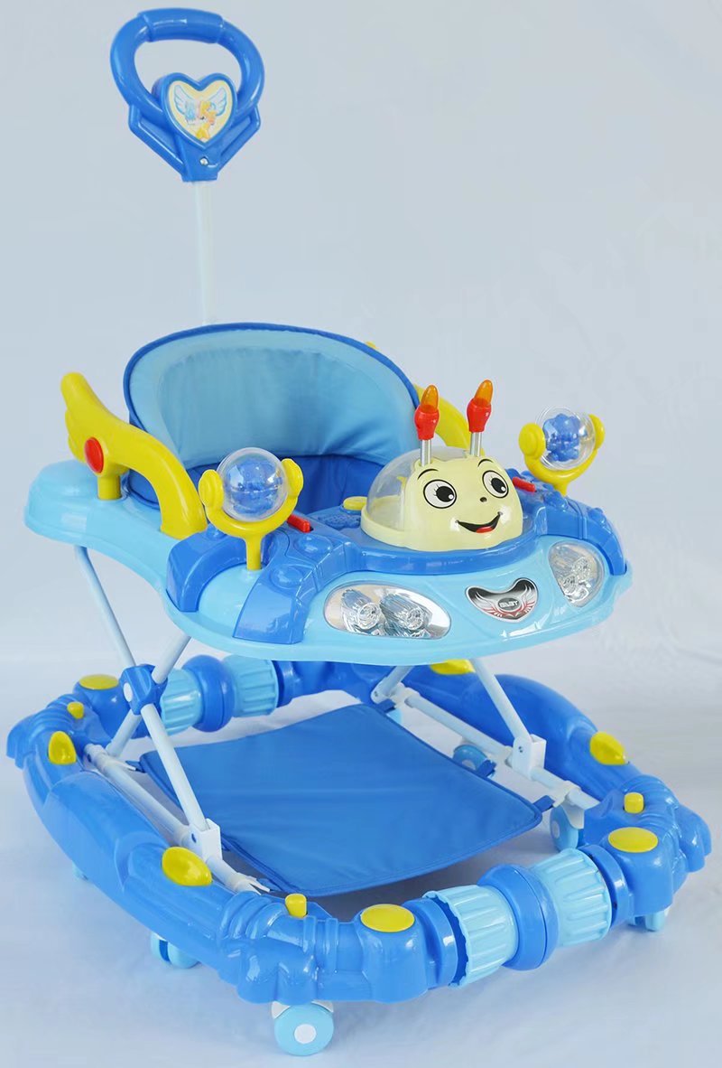 Helian K721 bebé andador anti-o-pierna anti-Flip multifuncional niños y niñas bebé arranque coche mano empuje aprendizaje