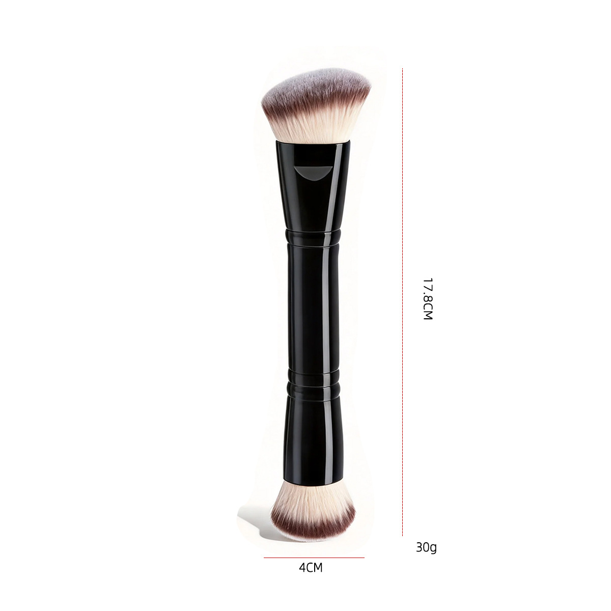 Tekli Makyaj Fırçası - Düz Balık Kuyruğu Fondöten Fırçası Pudra Fırçası Eyeliner Fırçası Burun Kontur Fırçası Allık Fırçası Göz Farı Fırçası Kapatıcı Fırçası