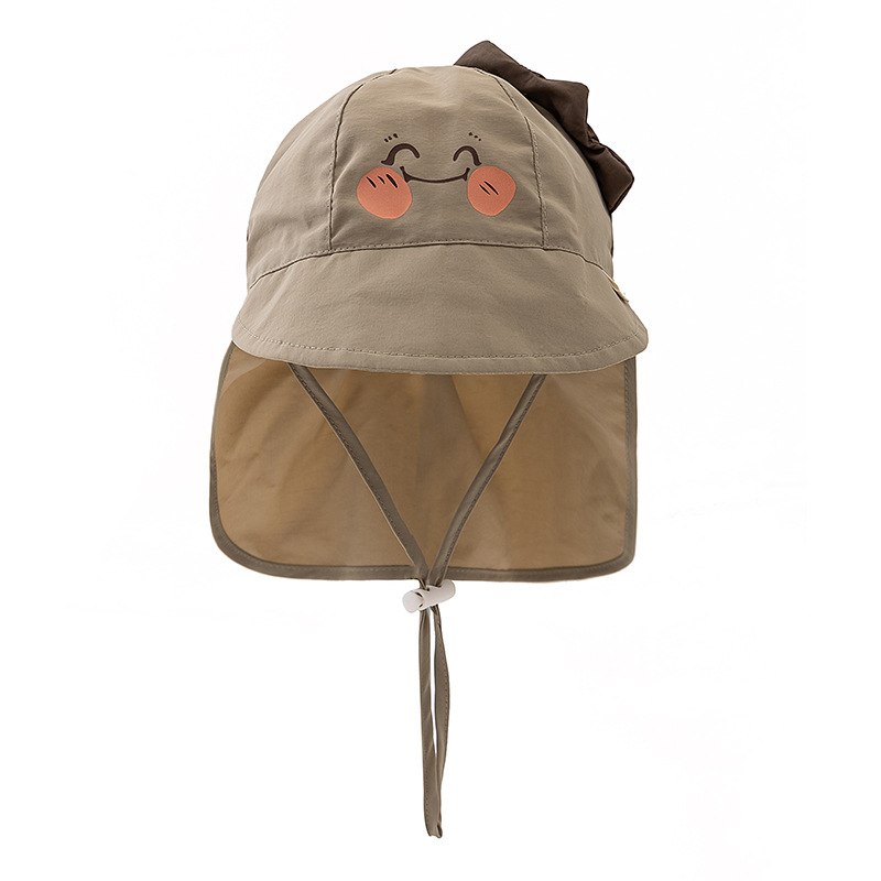 Sombrero de bebé, sombrero de verano, sombrero de verano, sombrero de pescador para bebé, sombrero para el sol para niñas, sombrero de chal al aire libre para panda para niños, delgado