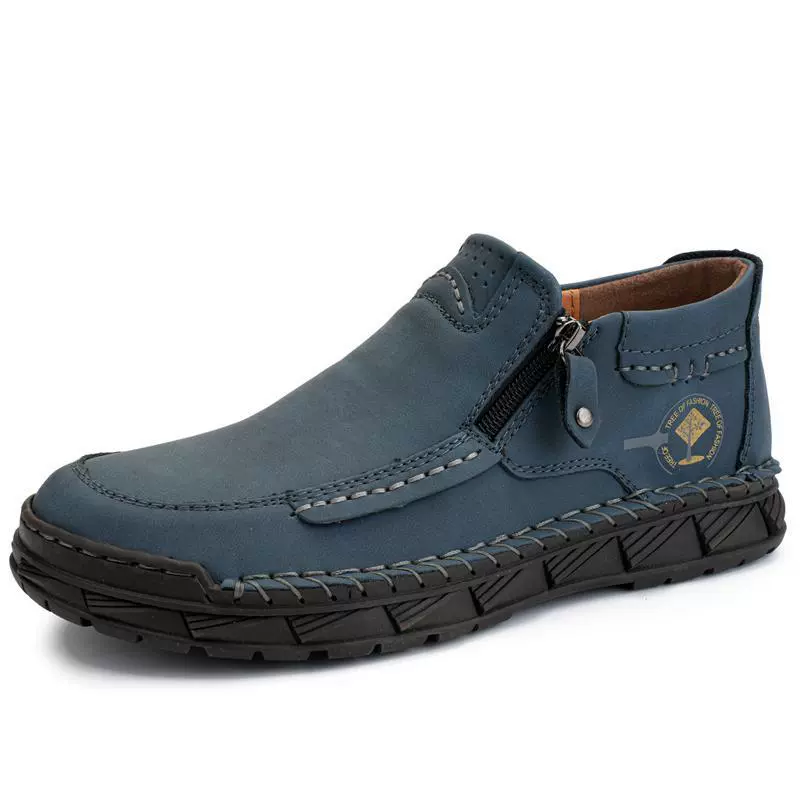 8819 трансграничная повседневная кожаная обувь больших размеров ручной работы 38-48