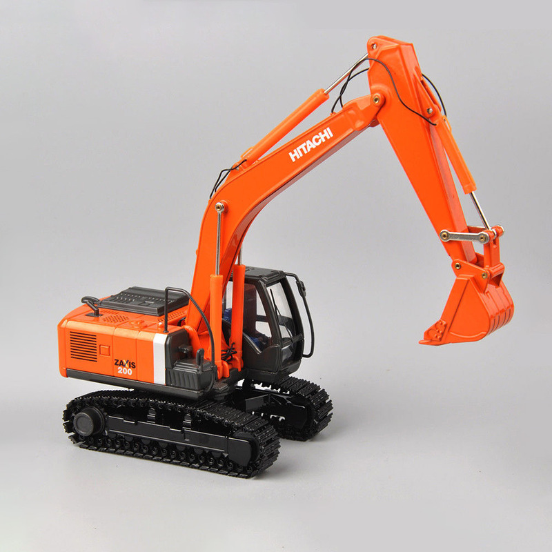 Foreign trade 1 50 excavator Hitachi ZH200 excavator model alloy engineering vehicle toy collection decoration gift