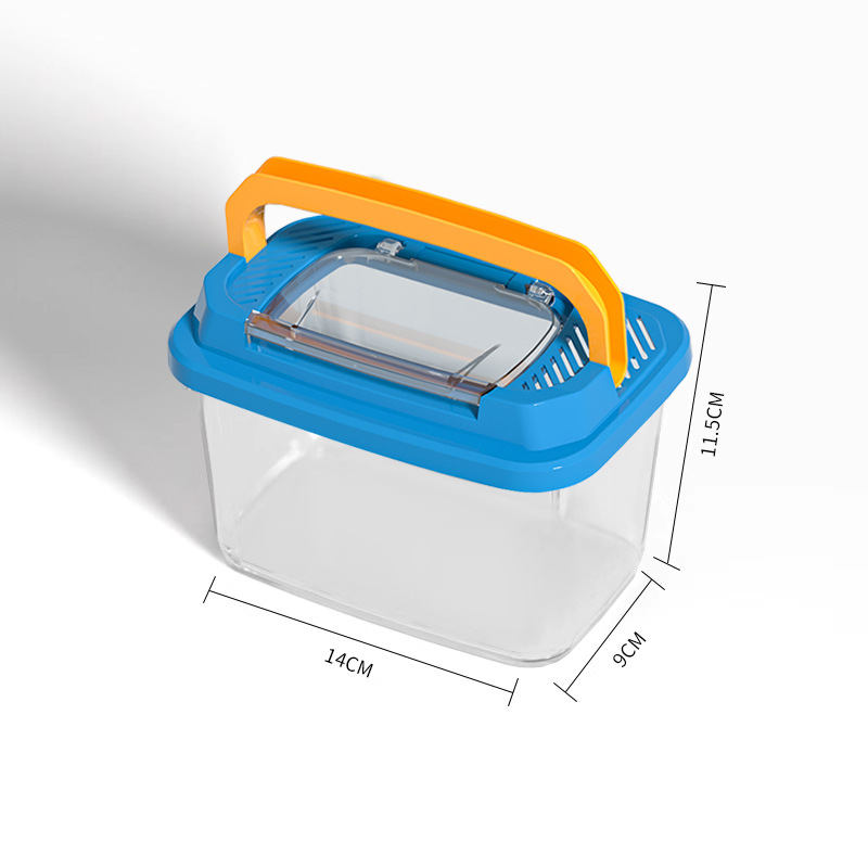 어항 파란색과 노란색 2174 중형