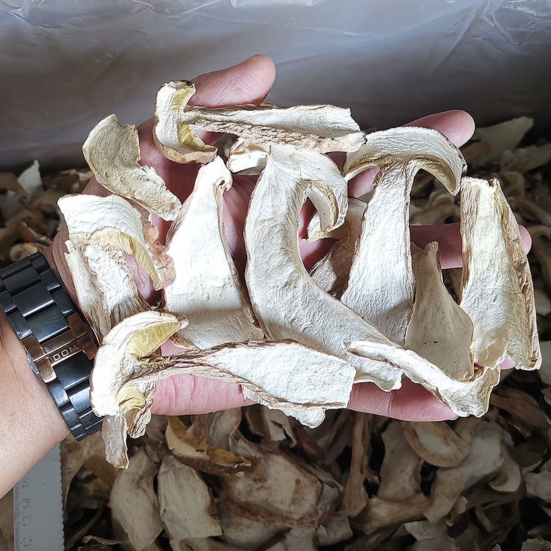 雲南特產美味牛肝菌乾貨水洗牛肝菌剪切泥根挑選 廠家批發