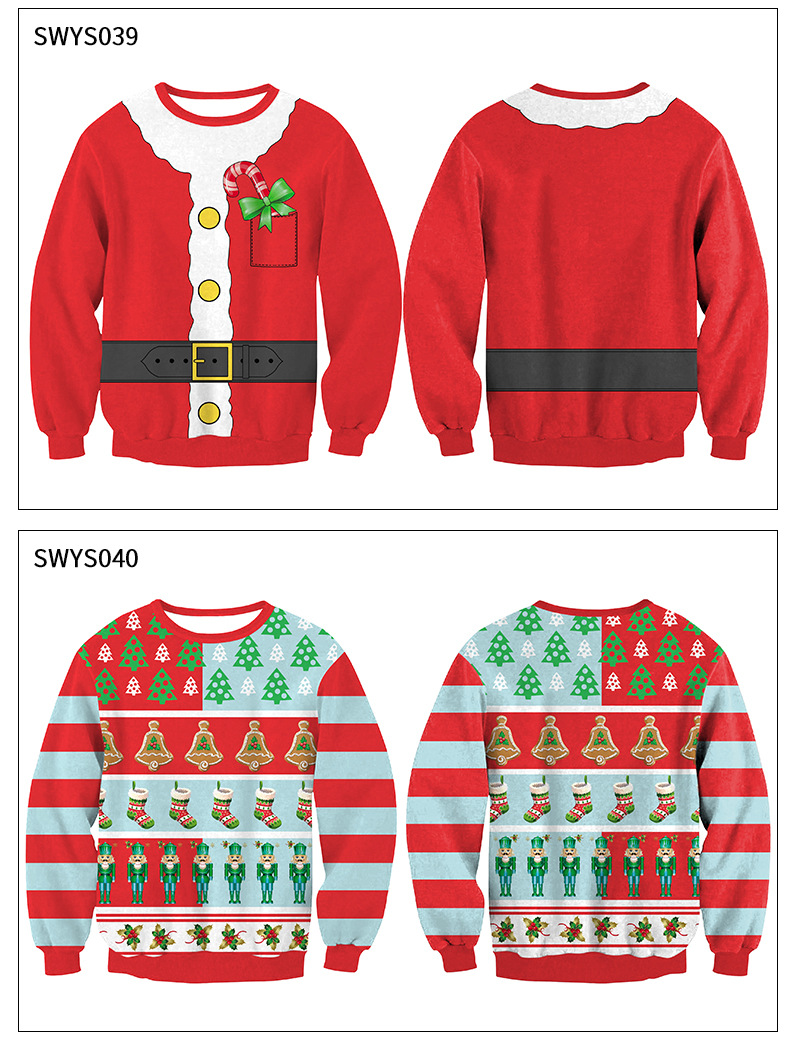 2023 New 3D Digital Print Pullover Sweater SWYS_voghion.com